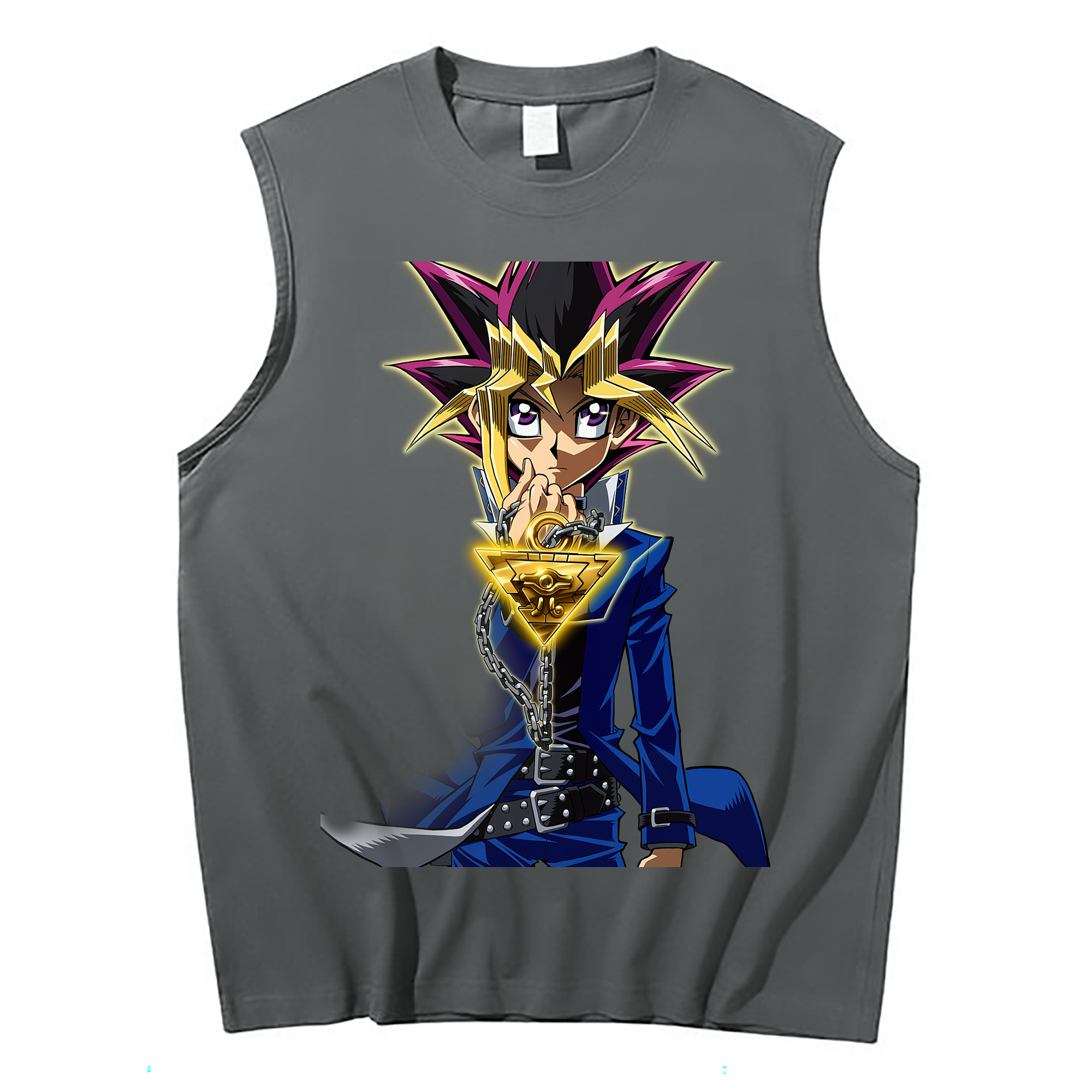 （画像用） 遊☆戯☆王 Yu-Gi-Oh! コットン100％タンクトップ（フロントプリント）